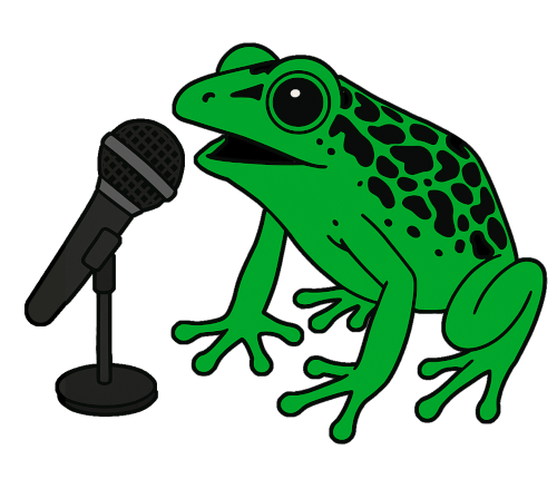 frog and mic